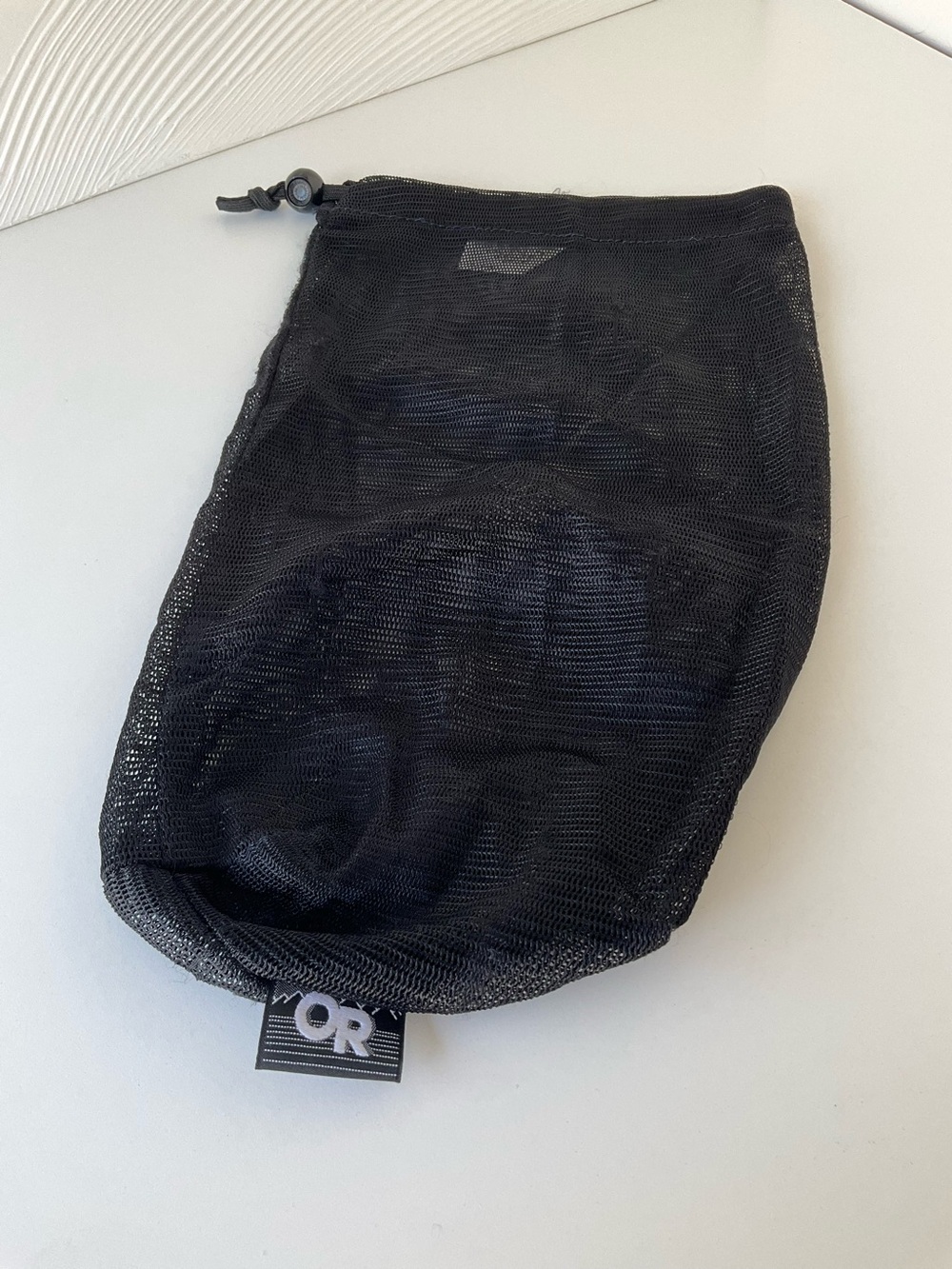 Outdoor Research Mesh Ditty Bag L - Black Lightweight Drawstring Stuff Sack